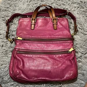 Fossil Leather Large Crossbody